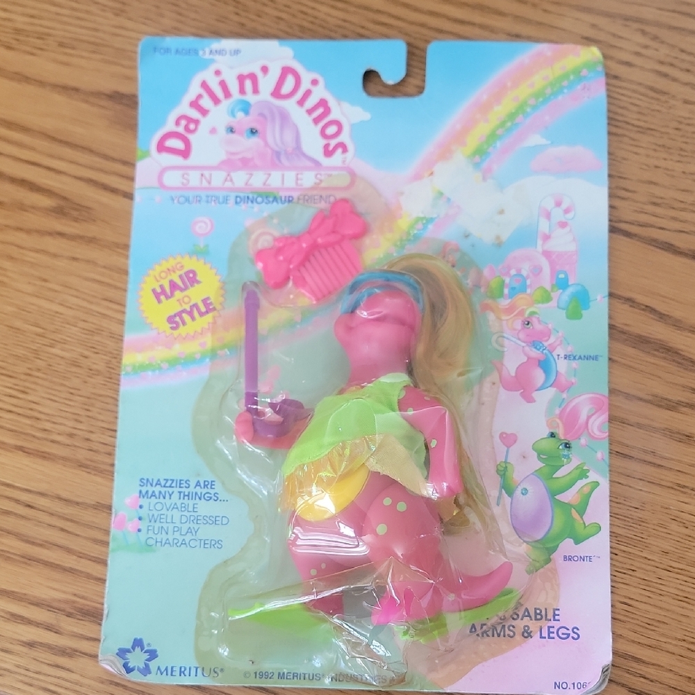 Darlin' Dinos Snazzies Pink & Green Dress-Up Dinosaur Doll